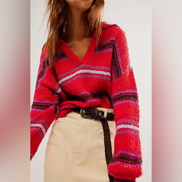 Free People Kennedy Pullover Size Large - Picture 1 of 9